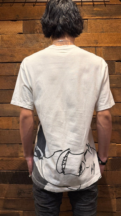 Undercover 02SS T-Shirt White Cotton Size M