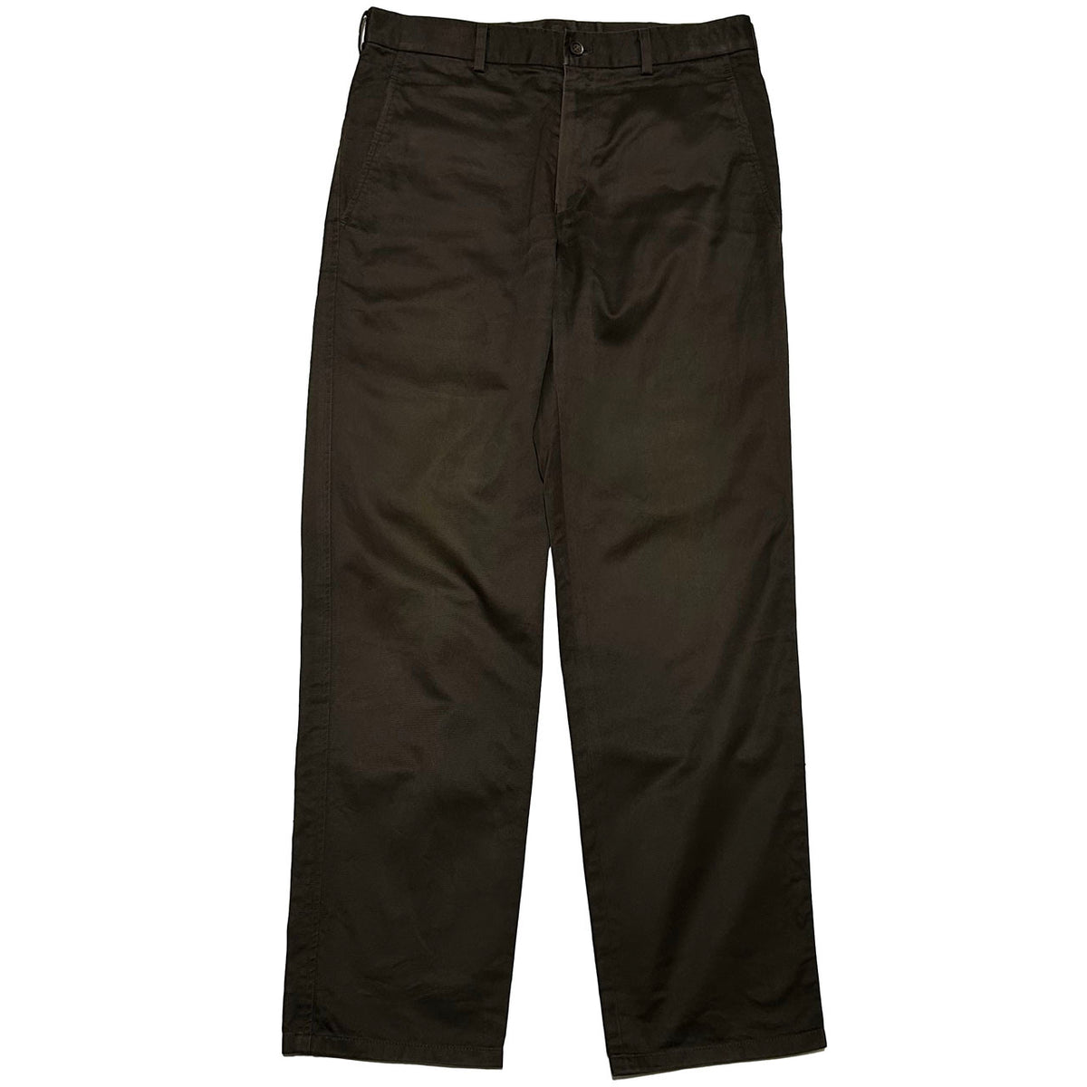 COMME DES GARCONS HOMME SS03 Cotton Trousers Brown Size M