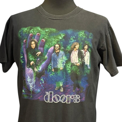 THE DOORS psychedelic hand T-Shirt Size L