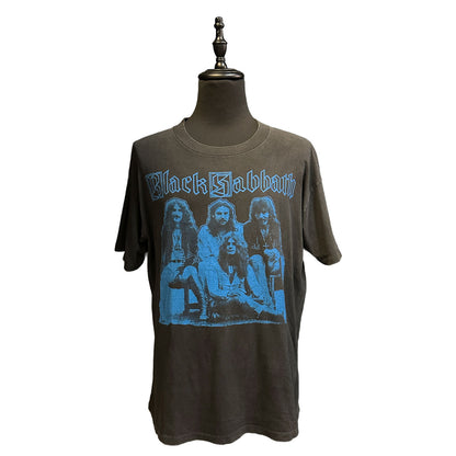 BLACK SABBATH 90s ONEITA Early Members T-Shirt Black Size XL