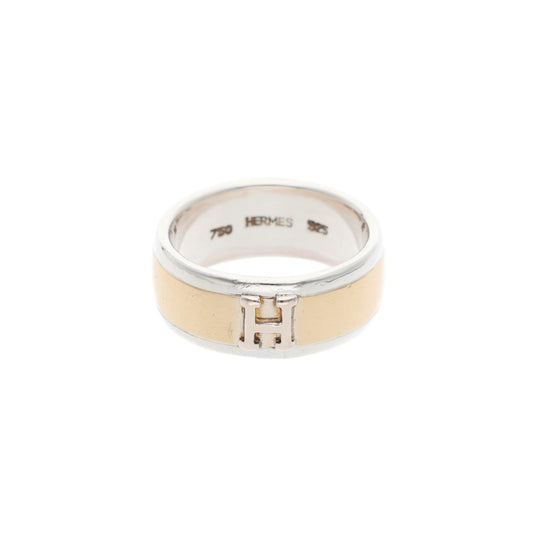 Hermes HERMÈS Silver Gold 750/925 Ring