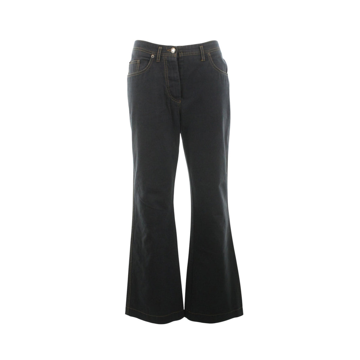 Maison Martin Margiela Cotton Pants Navy Yellow Size 38