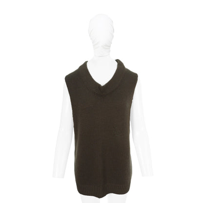 Maison Martin Margiela 1998 A/W Wool Blend Olive Vest