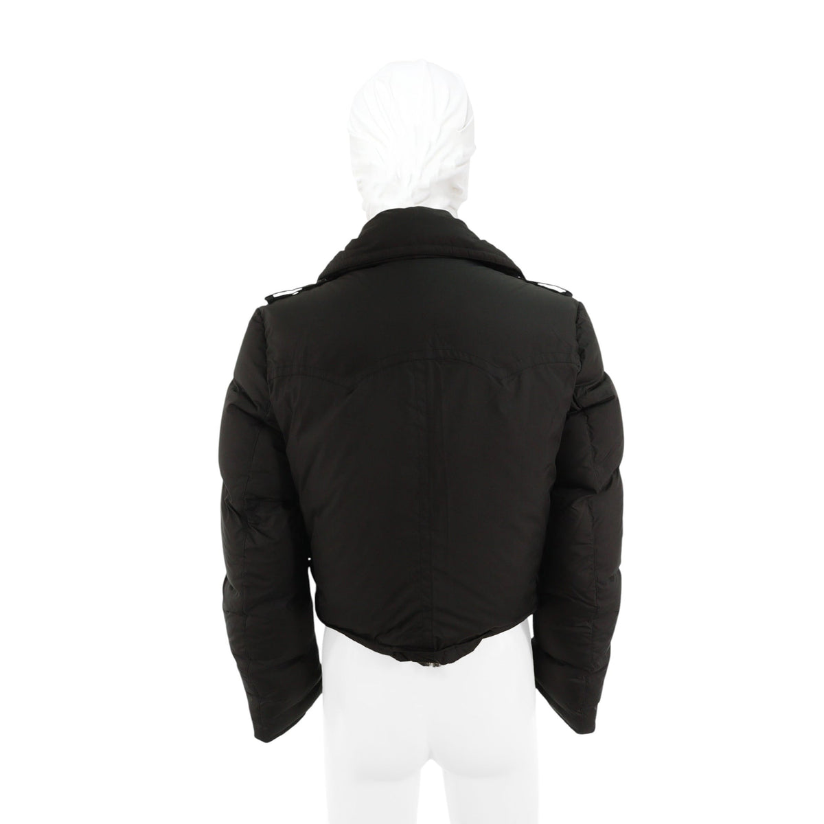 RAF SIMONS 05AW Black Polyester Coat Size 46