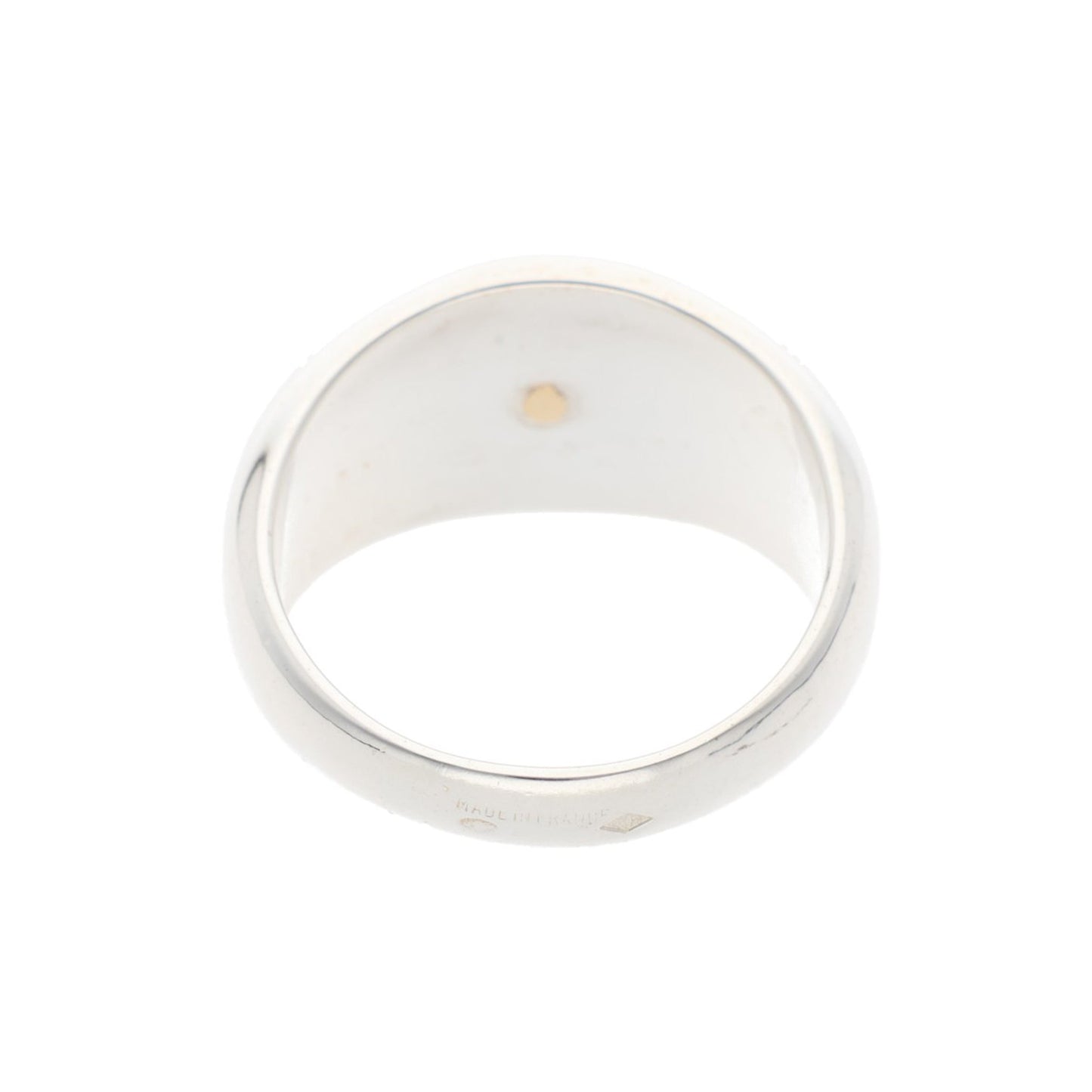 Hermes HERMÈS 925/750 Silver Gold Ring