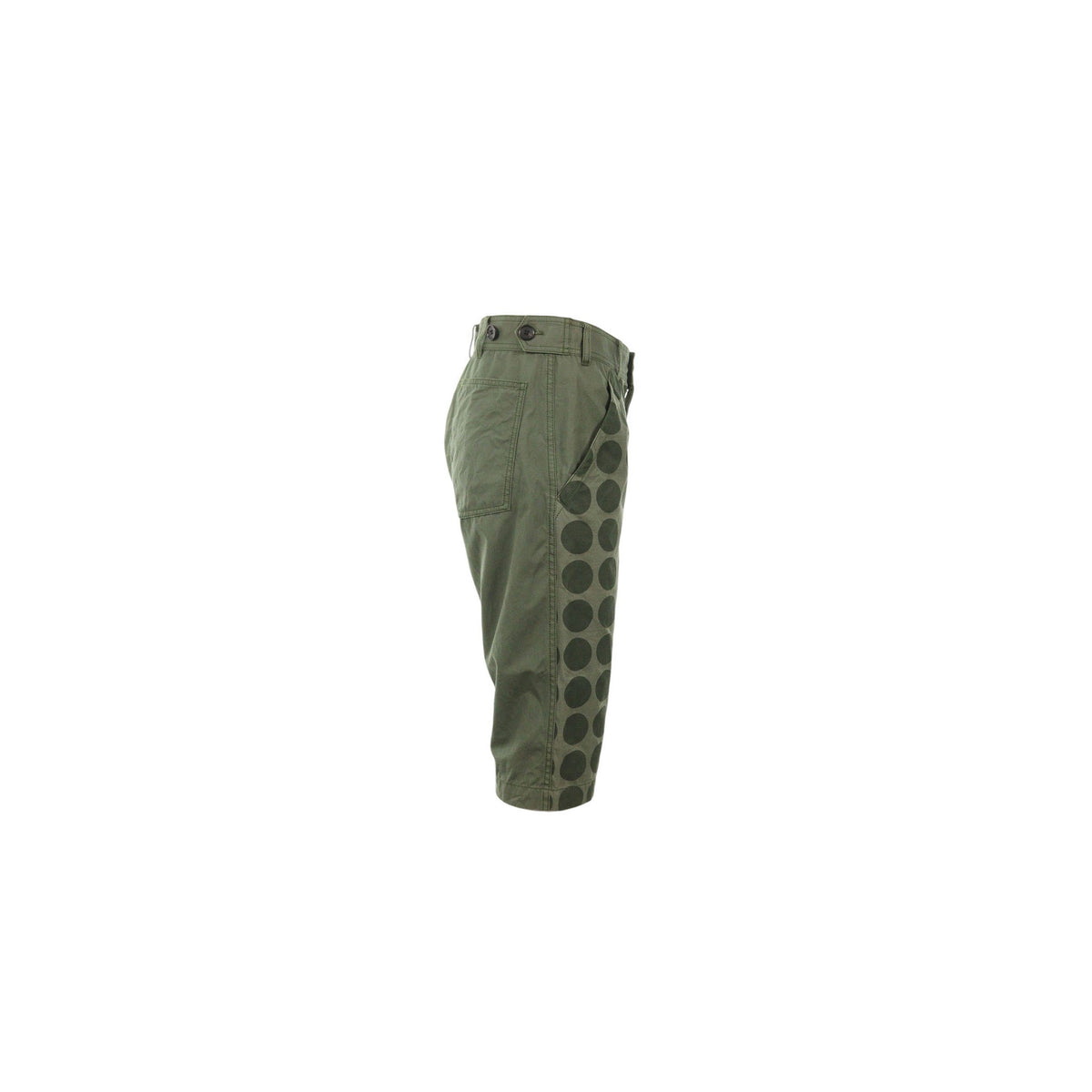 COMME des GARCONS 2012 S/S Cotton Shorts Olive Black Size XS
