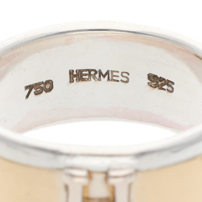 Hermes HERMÈS Silver Gold 750/925 Ring