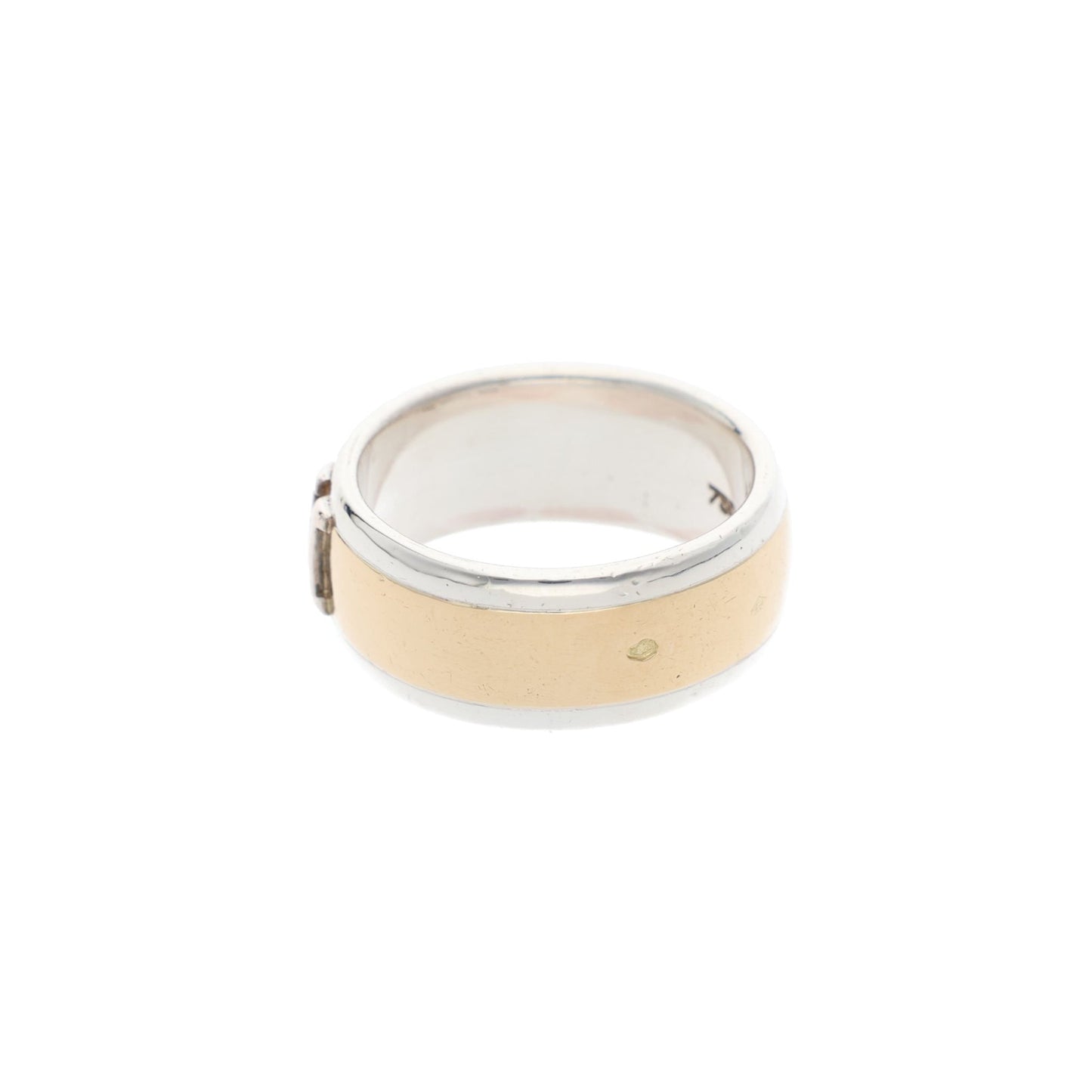 Hermes HERMÈS Silver Gold 750/925 Ring