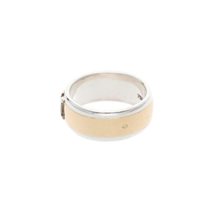 Hermes HERMÈS Silver Gold 750/925 Ring