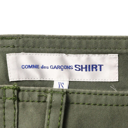 COMME des GARCONS 2012 S/S Cotton Shorts Olive Black Size XS
