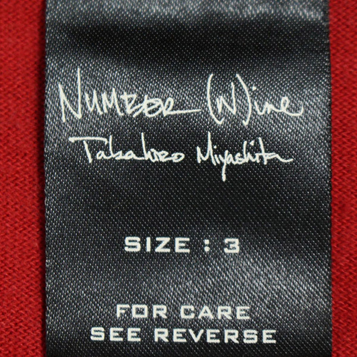 NUMBER (N)INE 03SS-AW Multi T-Shirt Size 3