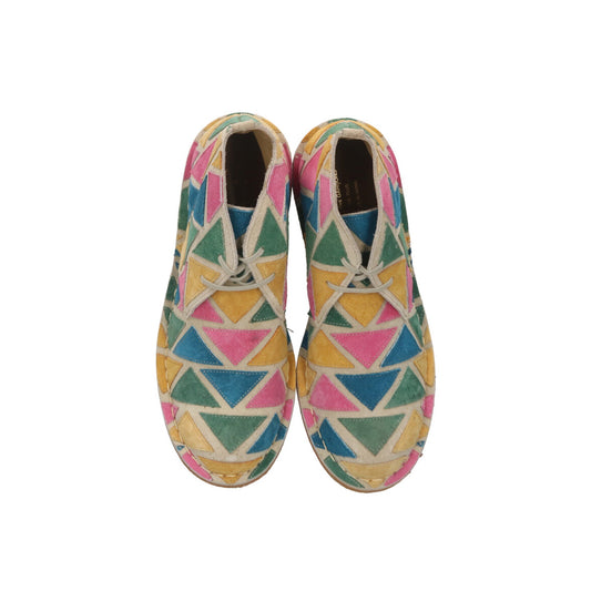 COMME des GARCONS 2001 AW Multi-Color Boots Size 26cm
