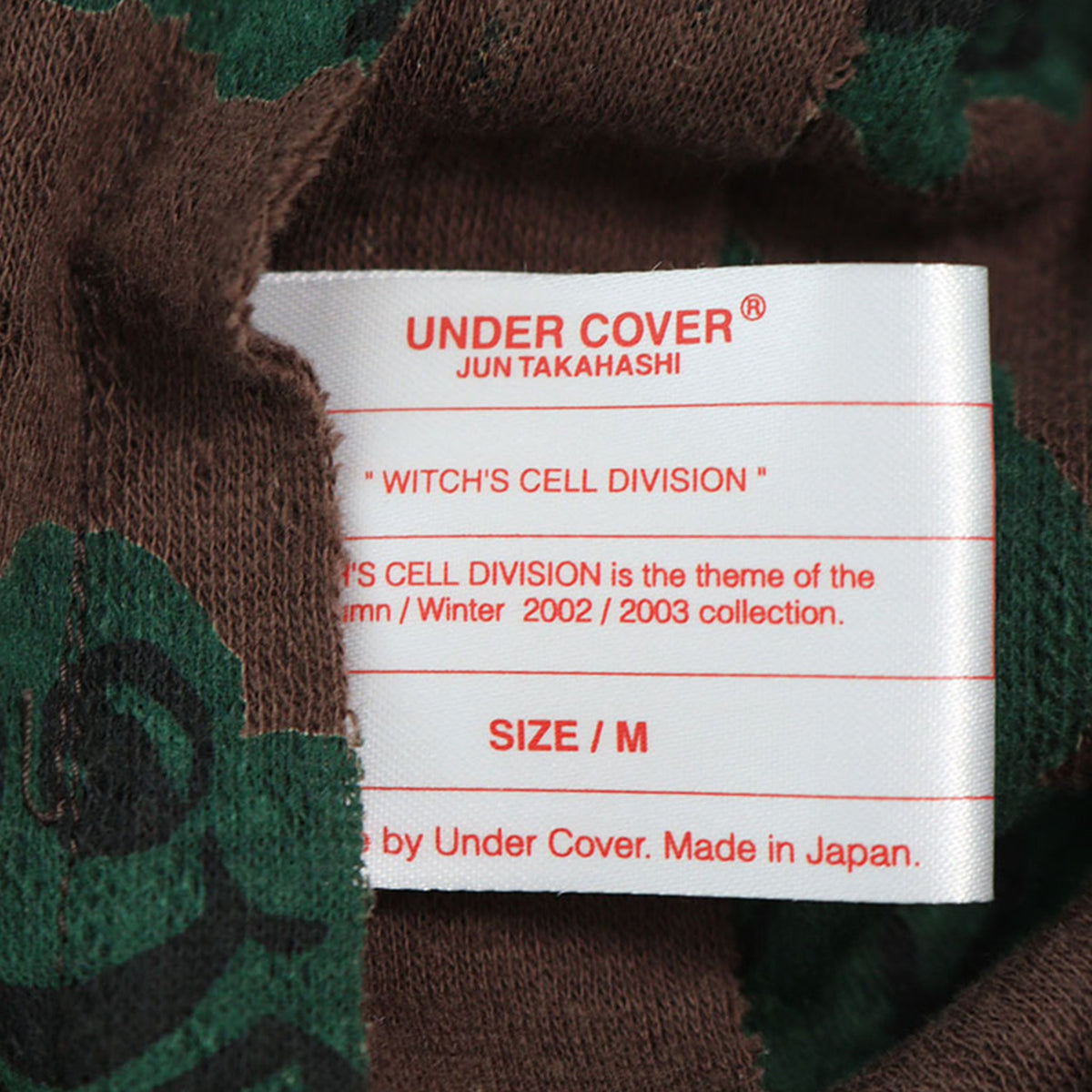 UNDERCOVER 2002 AW Long Sleeve Shirt Multi Size M