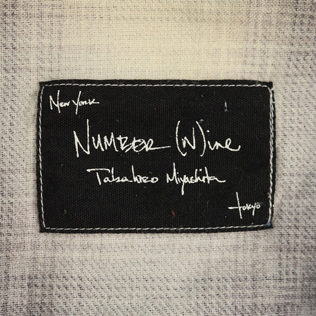 NUMBER (N)INE 2007 A/W Multi Cotton Sleeve T-Shirt Size 2