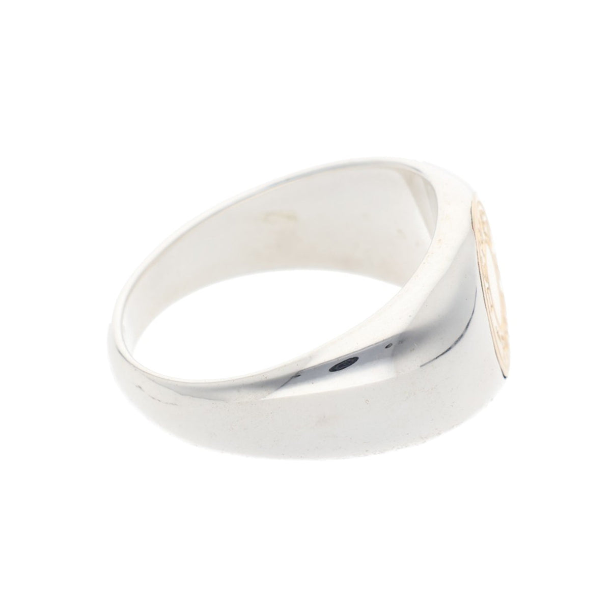 Hermes HERMÈS 925/750 Silver Gold Ring