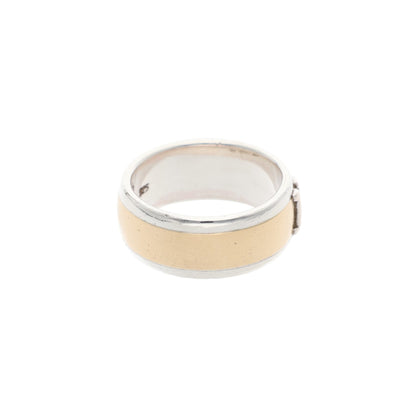 Hermes HERMÈS Silver Gold 750/925 Ring