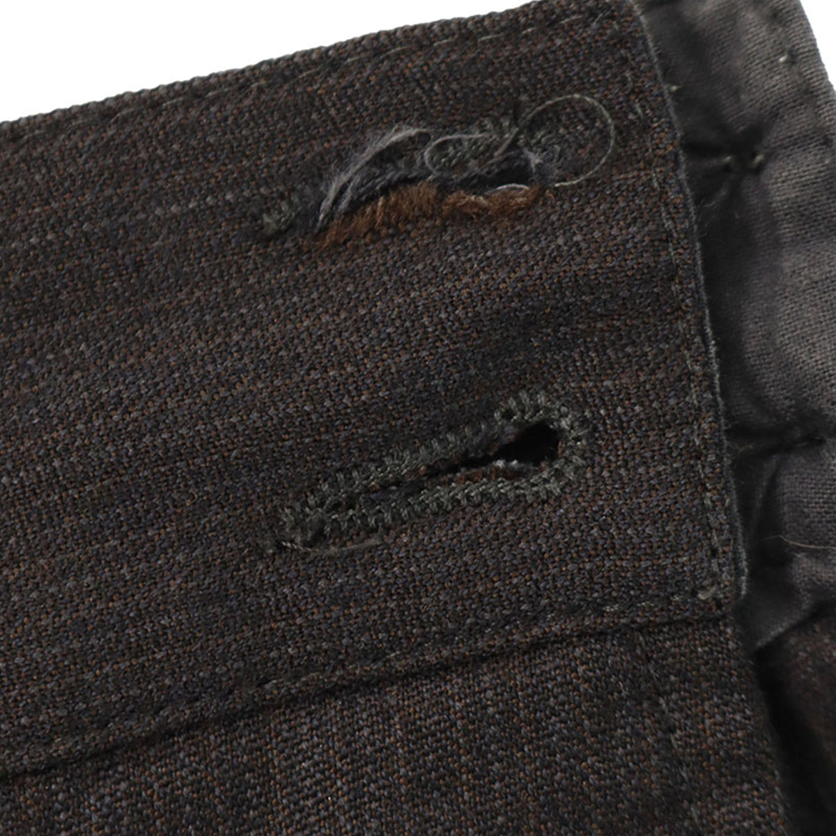 Maison Martin Margiela '30s Repro Wool Pants Brown Size 38