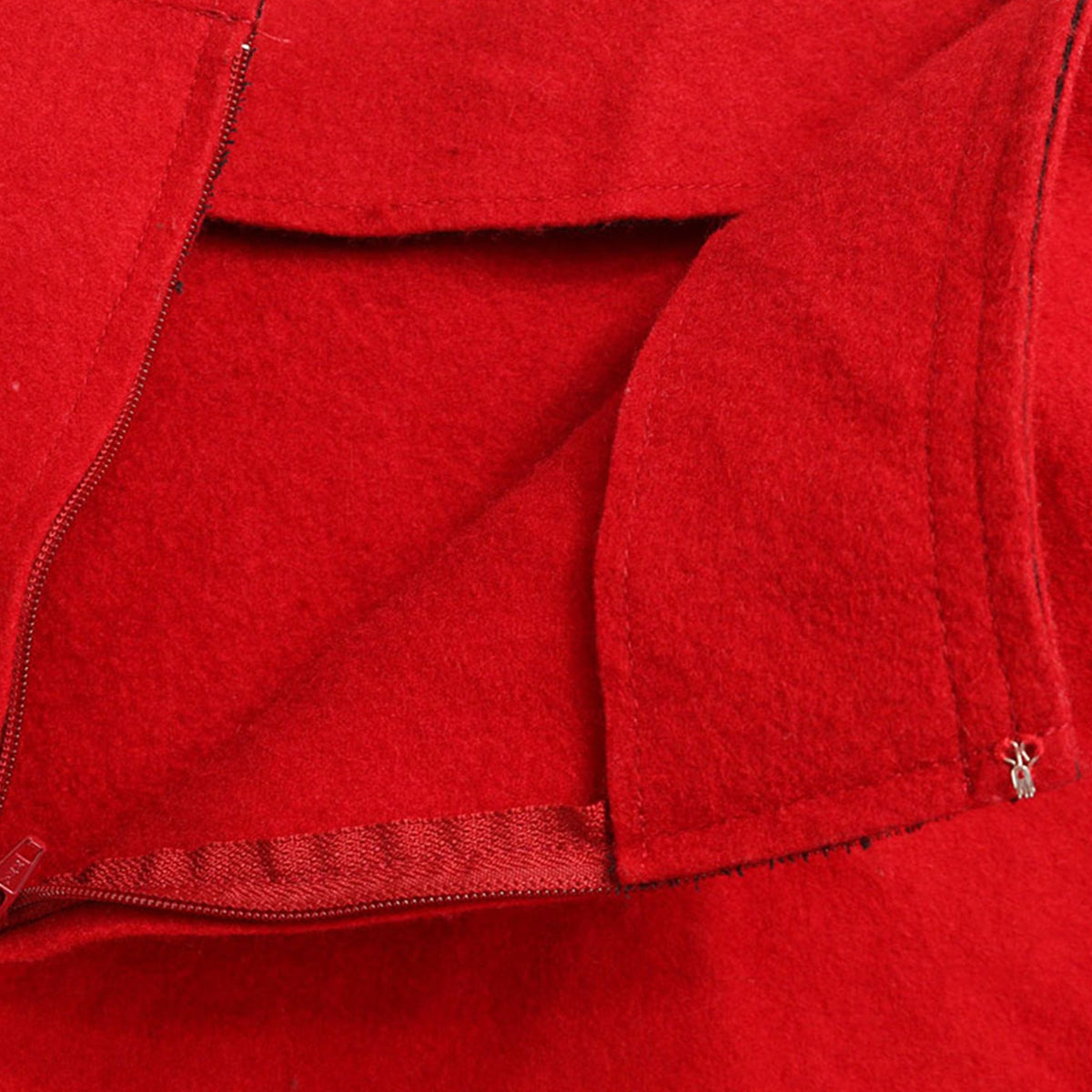 COMME des GARCONS 2017 A/W Wool Skirt Red Size XS