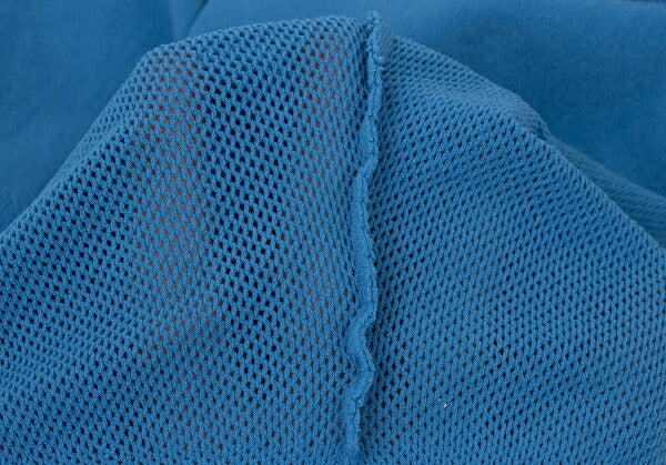 ISSEY MIYAKE Garment Dyed Stretch Mesh Knit Top Blue Size M