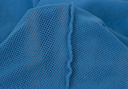 ISSEY MIYAKE Garment Dyed Stretch Mesh Knit Top Blue Size M