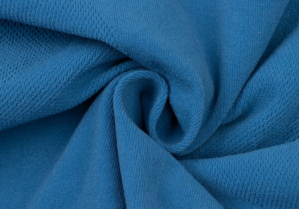 ISSEY MIYAKE Garment Dyed Stretch Mesh Knit Top Blue Size M
