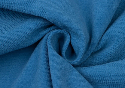 ISSEY MIYAKE Garment Dyed Stretch Mesh Knit Top Blue Size M