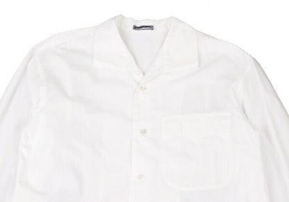 ISSEY MIYAKEMEN Flap Pocket Open Collar Shirt White Size M