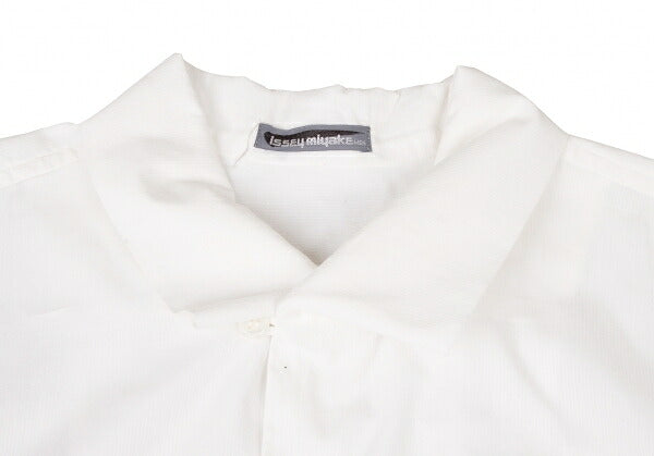 ISSEY MIYAKEMEN Flap Pocket Open Collar Shirt White Size M