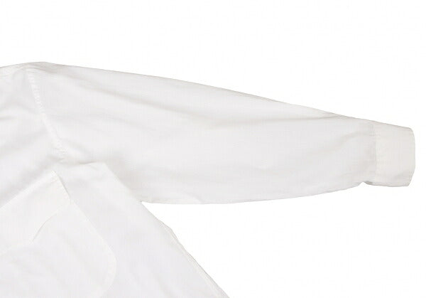 ISSEY MIYAKEMEN Flap Pocket Open Collar Shirt White Size M