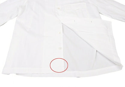 ISSEY MIYAKEMEN Flap Pocket Open Collar Shirt White Size M