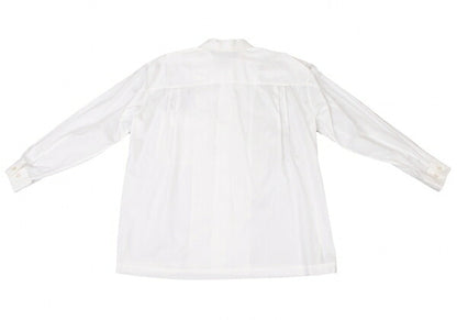 ISSEY MIYAKEMEN Flap Pocket Open Collar Shirt White Size M