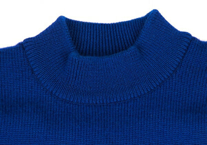 ISSEY MIYAKEMEN Wool Nylon Paneled Mock Neck Knit Size M