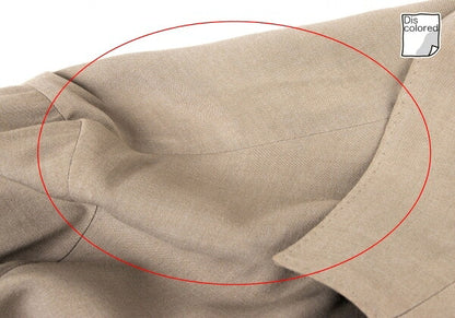 ISSEY MIYAKE MEN Rayon Silk Flap Pocket Jacket Beige Size 2