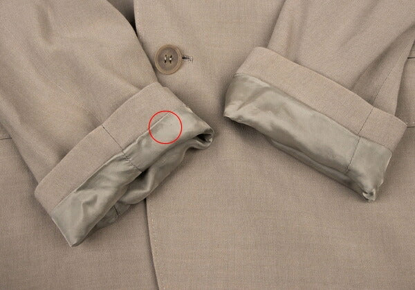 ISSEY MIYAKE MEN Rayon Silk Flap Pocket Jacket Beige Size 2