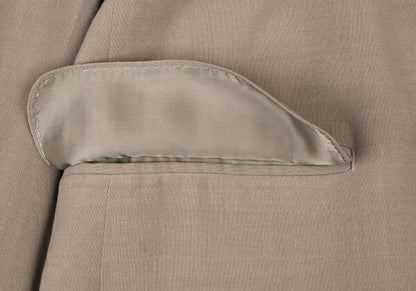 ISSEY MIYAKE MEN Rayon Silk Flap Pocket Jacket Beige Size 2