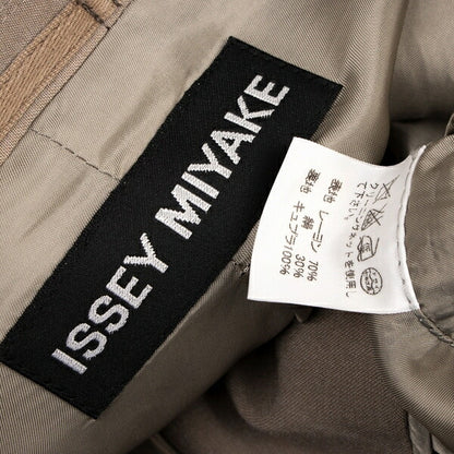 ISSEY MIYAKE MEN Rayon Silk Flap Pocket Jacket Beige Size 2