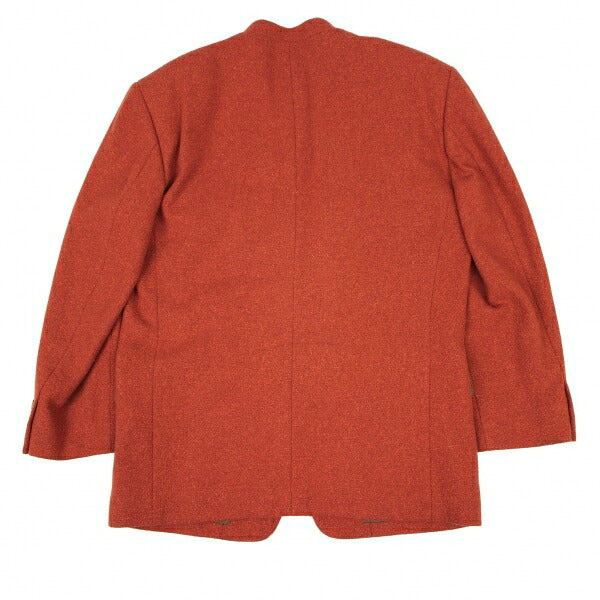 ISSEY MIYAKEMEN Wool Band Collar Flap Jacket Orange Size M