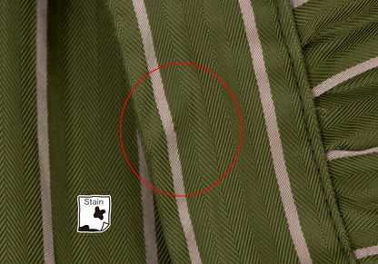COMME des GARCONS Cupro Stripe Wide Pants Green Size M