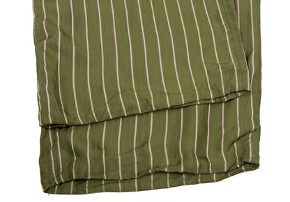 COMME des GARCONS Cupro Stripe Wide Pants Green Size M