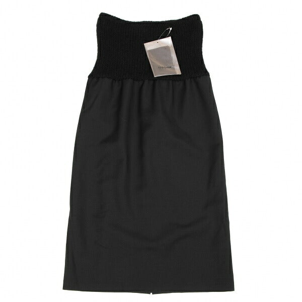 Yohji Yamamoto FEMME Wool Nylon Knit Skirt Black Size XS
