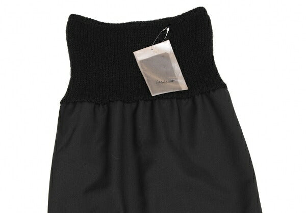 Yohji Yamamoto FEMME Wool Nylon Knit Skirt Black Size XS