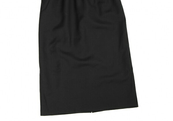 Yohji Yamamoto FEMME Wool Nylon Knit Skirt Black Size XS