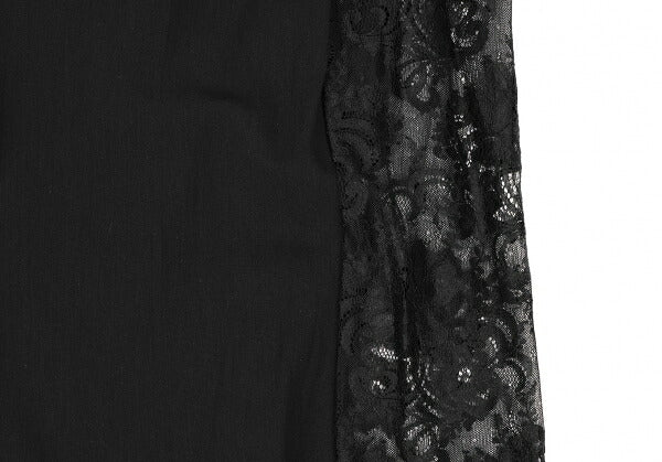 Yohji Yamamoto FEMME Rayon Cotton Lace Pants Black Size 1