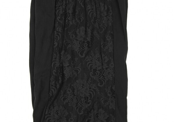 Yohji Yamamoto FEMME Rayon Cotton Lace Pants Black Size 1