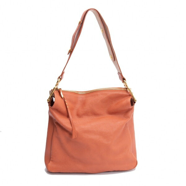 Chloe Leather Shoulder Bag Orange