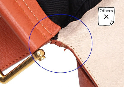 Chloe Leather Shoulder Bag Orange