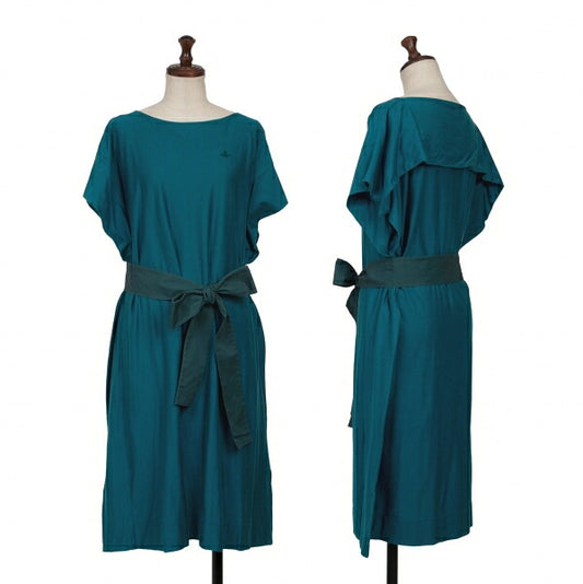 Vivienne Westwood Red Label Belted Square Dress Blue Size 2
