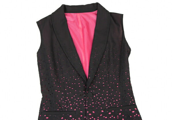 Jean Paul GAULTIER FEMME Mesh Layered Jacket Black Size 40