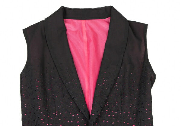 Jean Paul GAULTIER FEMME Mesh Layered Jacket Black Size 40