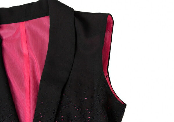 Jean Paul GAULTIER FEMME Mesh Layered Jacket Black Size 40